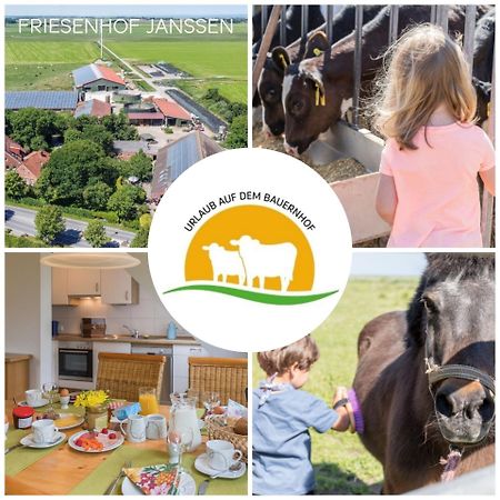 Friesenhof Janssen - Urlaub Auf Dem Bauernhof Lägenhet Neuharlingersiel Exteriör bild